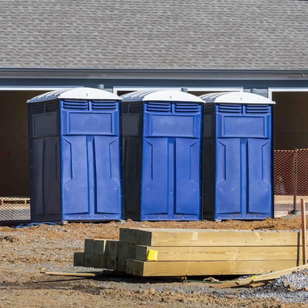 is there a specific order in which to place multiple portable restrooms in Newark Wisconsin